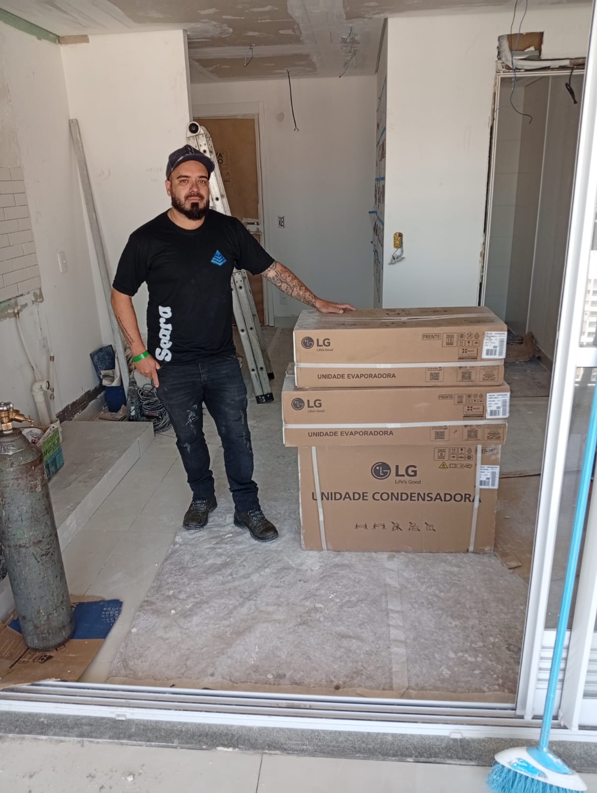 Instalação de ar condicionado split